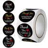 500 Self-Adhesive Thank You Dessert Stickers - Cartoons, Weddings, & Baking Seals for Children