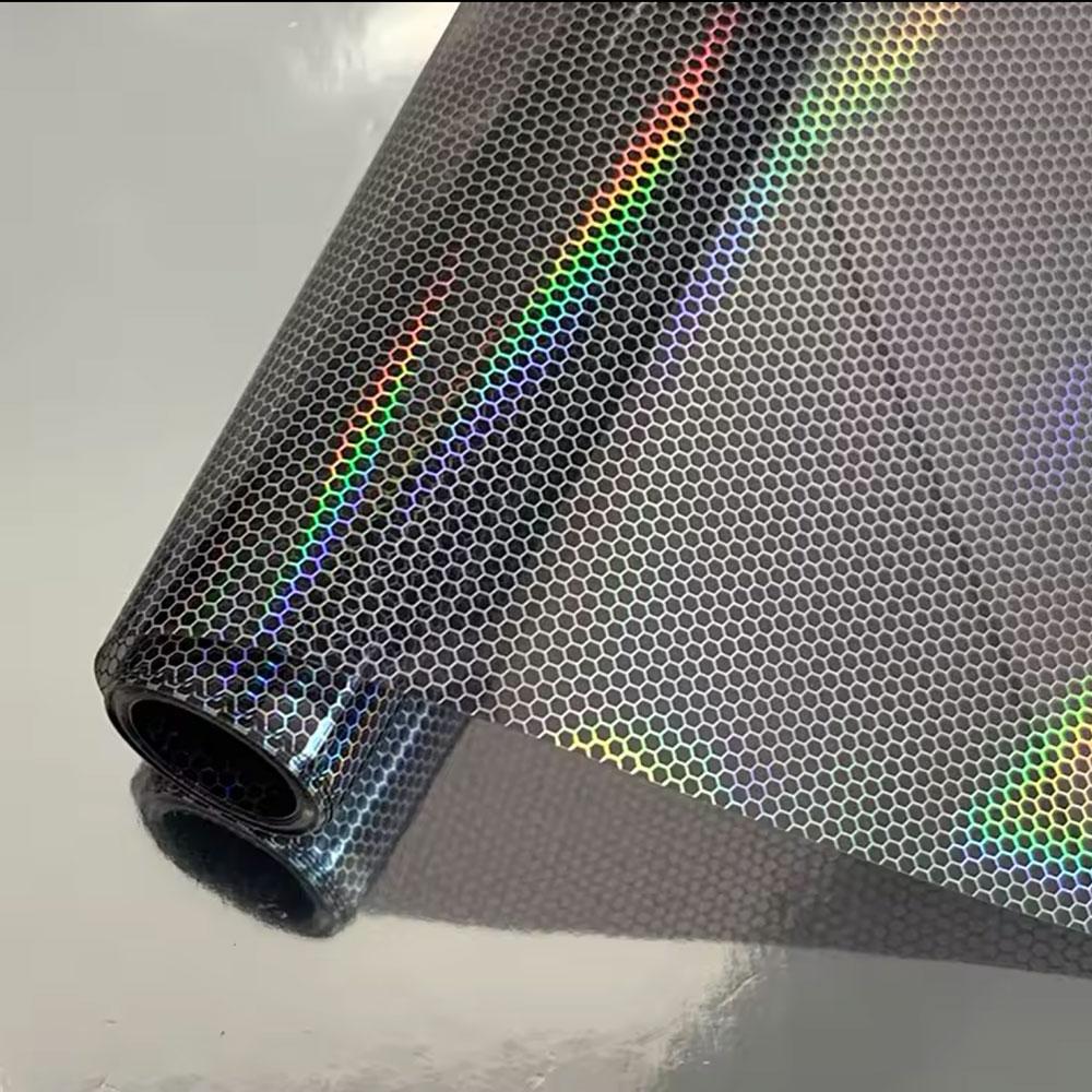 Car Sticker Headlight Lamp Film Auto Laser Honeycomb Taillight Lamp rhombus protective film Waterproof  Self-Adhesive Stickers