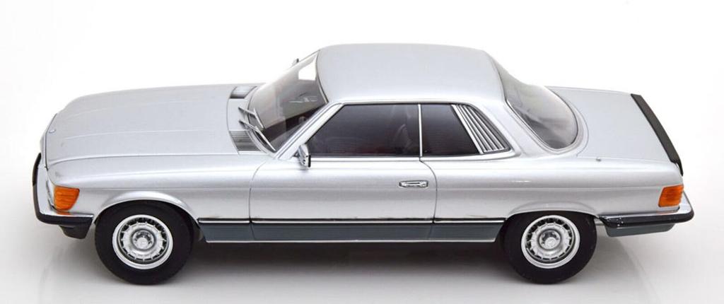 Scale 450 SLC C107 1980 Silver Diecast Car KK-Scale 1/18 Mercedes-Benz 5.0 (KKDC180793) [Used]