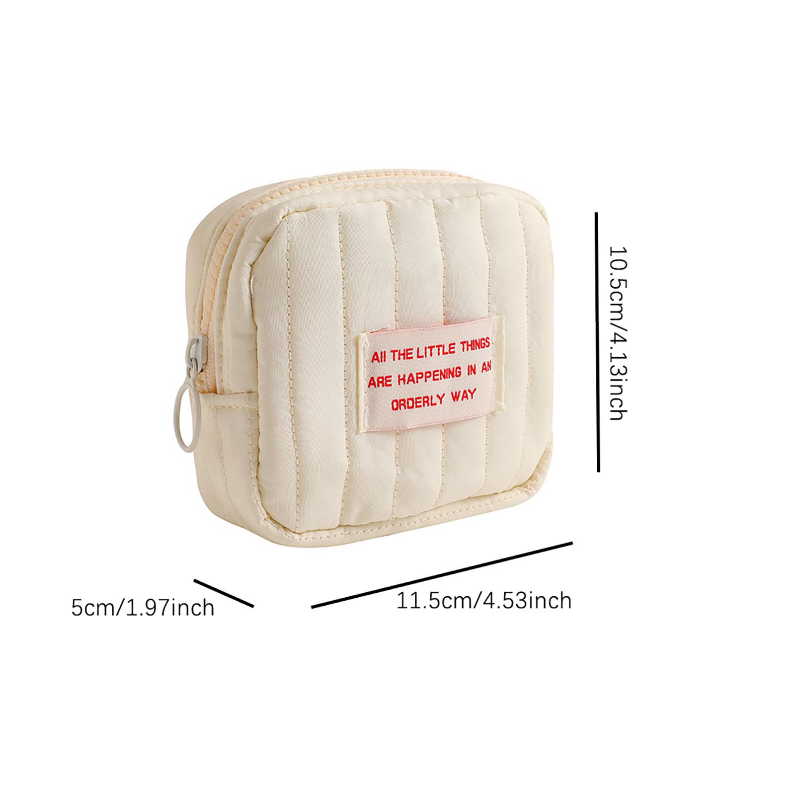 

Мини треугольная квадратная косметичка для женщин на молнии дорожная косметичка для губной помады с маленькой подвеской нейлоновая косметичка для девочек