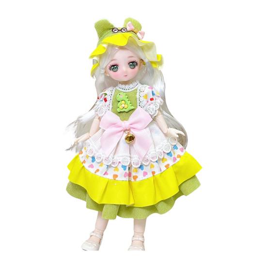 30CM 45663 Ball Jointed Doll with Clothes Princess Lolita Dress BJD Doll Collectable Posable