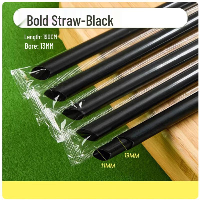 Shengbilai Large Diameter Extra Hard Disposable Straws