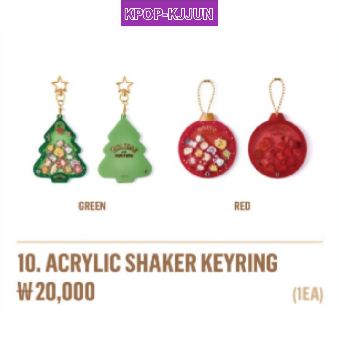SEVENTEEN  HOLIDAY with MINITEEN  Официальный персонаж POP-UP Акриловый брелок-шейкер Green