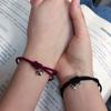 Couple Bracelets Pair Magnetic Attraction Woven Bracelet Lucky Red String Best Friend Student Gift for Boyfriend Magnetic Attraction