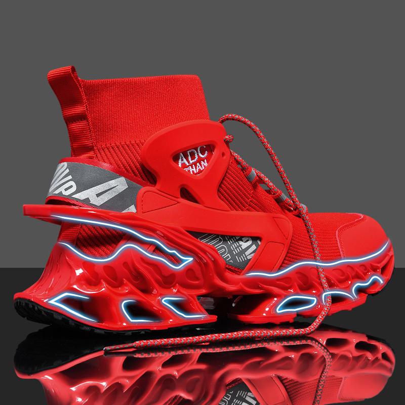 

Мужская обувь Кроссовки Мужская повседневная мужская обувь Теннис Роскошная обувь Кроссовки Race Дышащая обувь Модные лоферы Кроссовки для мужчин 39 красный