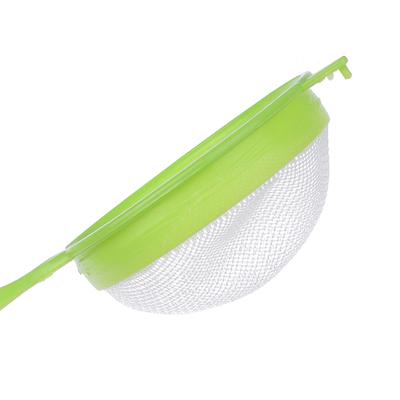 Set da 3 Pezzi/Set Scolapasta a Rete Fine in Plastica con Manico Setaccio per Farina Scolapasta Strumenti da Cucina