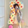 U-shaped Pillow Neck Pillow Dot Pattern Plush Toy Sofa Pillow New Question Mark Pillow  Gift
