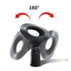 180° Front & Rear Rotation Microphone Clips Microphone Stands Accessories