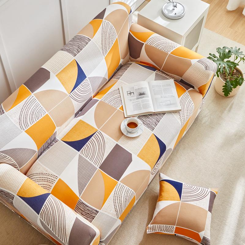Elastic Sofa Cover Anti Slip Dustproof Fabric Sofa Towel Nordic Style All Inclusive Sofa Cover for All Seasons