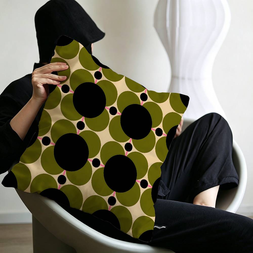 Art OOrla Kiely Flower Pillow Anime Pillow Sofa Bed Head Pillow Cover Cushion Cover x cm Fashion