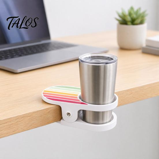 2Pcs Sofa Cup Holder, Clip-on Drink Tray for Armrest, Multifunctional Floating Cup Stand for Couch Bed, Non Slip Beverage Holder Fits Most Cups