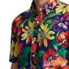 Polo Ralph Lauren SS25 Blumenmuster Kleines Pony Logo Gesticktes Kurzarmhemd Unisex Hemden Mehrfarbig MNPOWOV1N820458-999