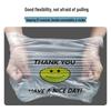 Aimas Smiley Face Transparent Shopping Bag