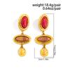 Vintage Metal Pendant Flower Earrings for Women Vacation Stages and Music Festivals Fashion Ethnic Daisy Drop Ear Jewelry Hot Sale Party Gift