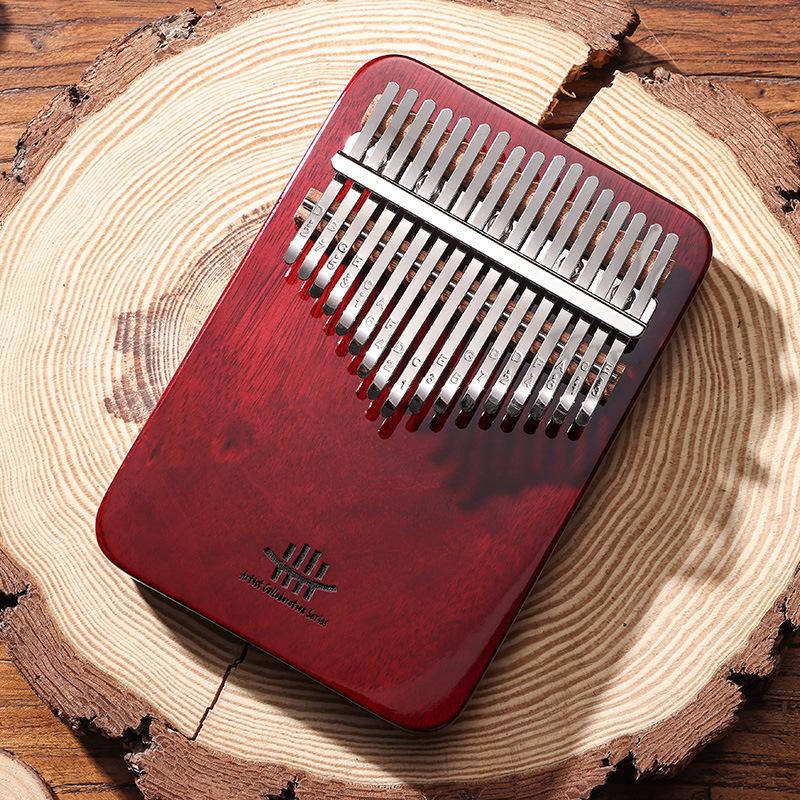 Kalimba 21 Keys Professional Music Instruments 17 Keys Small Musical Keyboard Sound Healing Child Beginner Portable Fingers Piano Accessories