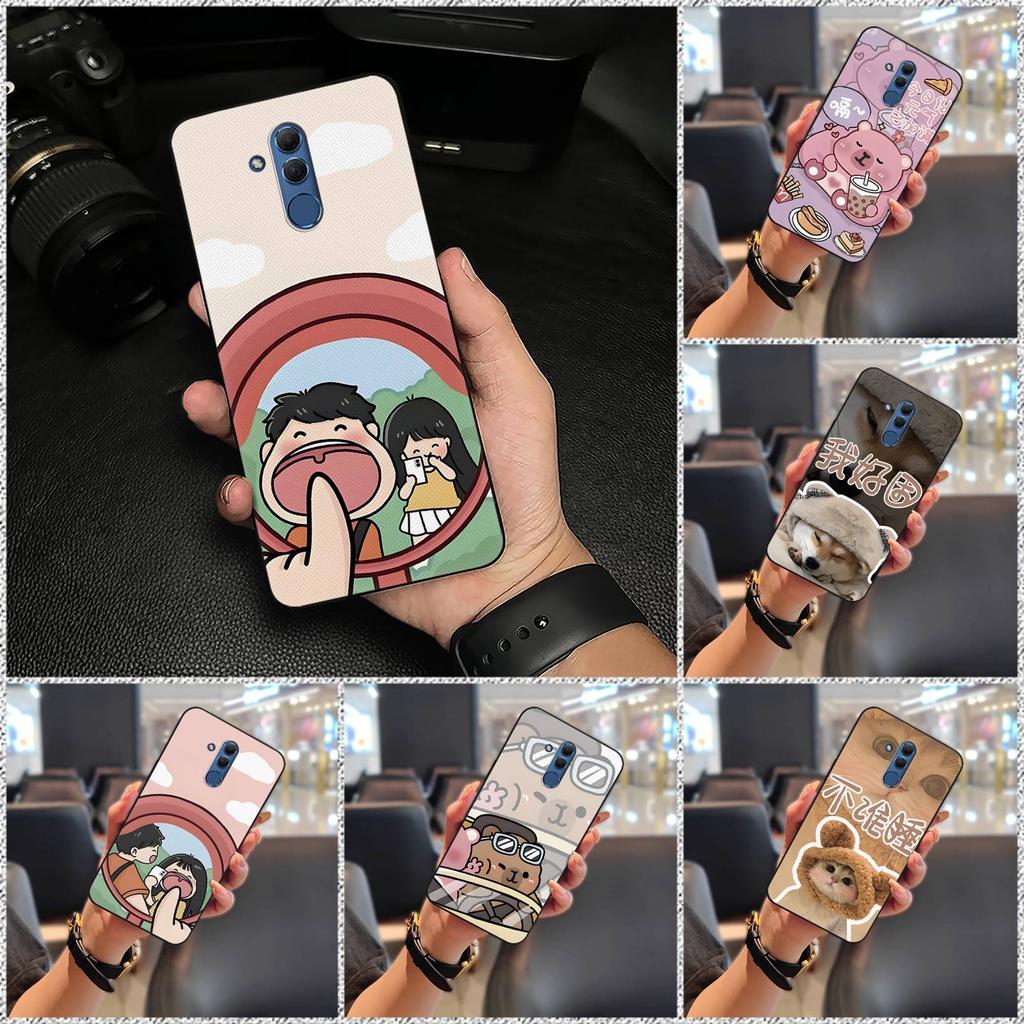 Schützende Weiche Hülle Handyhülle Für Huawei Mate 20 Lite Handybeutel Stoßfest Wasserdicht TPU Paar Langlebig Vollständige Umhüllung