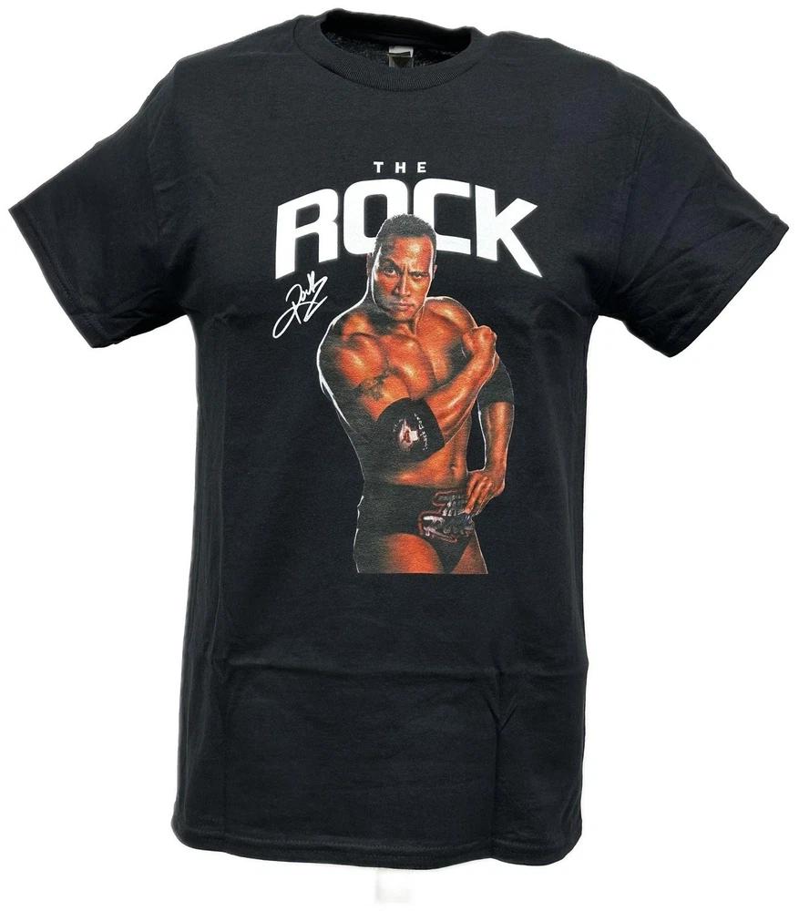 Dwayne The Rock Johnson Eyebrow Raise Black Tshirt S