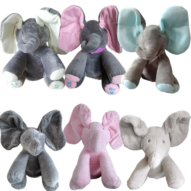 Entzückendes Elefanten-Plüschtier mit beweglichen Ohren Perfektes Babygeschenk