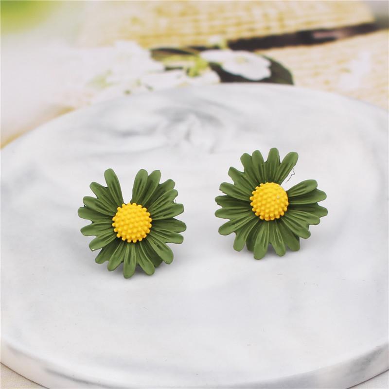Koreanische Neue Doppel-schichten Blume Tropfen Ohrringe für Damen Übertrieben Frauen Floral Ohrringe Modeschmuck aretes de mujer