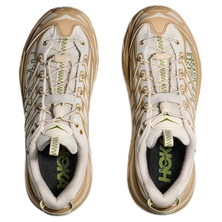 HOKA Mafate Three2 Khaki Hafermilch Herren Sneaker Tan 1175490-KKT