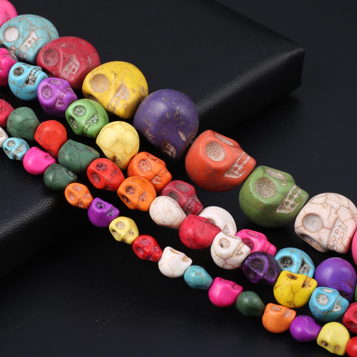 1 нить бусины в виде черепа на Хэллоуин — фото 8