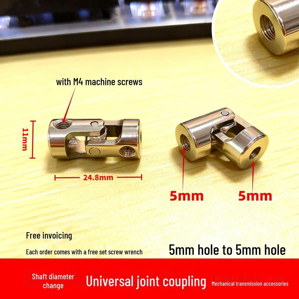 Metal Universal Joint Cross Coupling 2345-6810mm for Steering Gear Motor