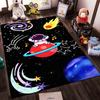 Astronaut Cartoon Space-Themed Carpet with Stars and Planets Design Suitable for Use As an Anti-slip for Living Room Bedroom Sofas