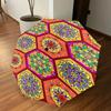 1PC Mandala PatternsAutomatic Open/Close Umbrella with Windproof, 8-Rib Sturdy Canopy, Durable Ribs, Fashionable Design, Outdoor Accessory, Fun Prin,