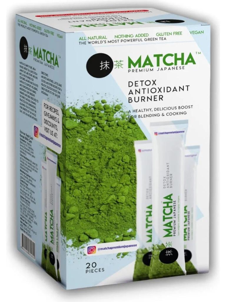Matcha Premium Japanskt Pulveriserat Grönt Te 20 x 10 gr