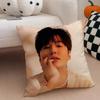 Handsome Korean Actor LLee Minho Cushion Cover Throw Pillow Cover Hidden Button Durable Polyester Chair Cushion