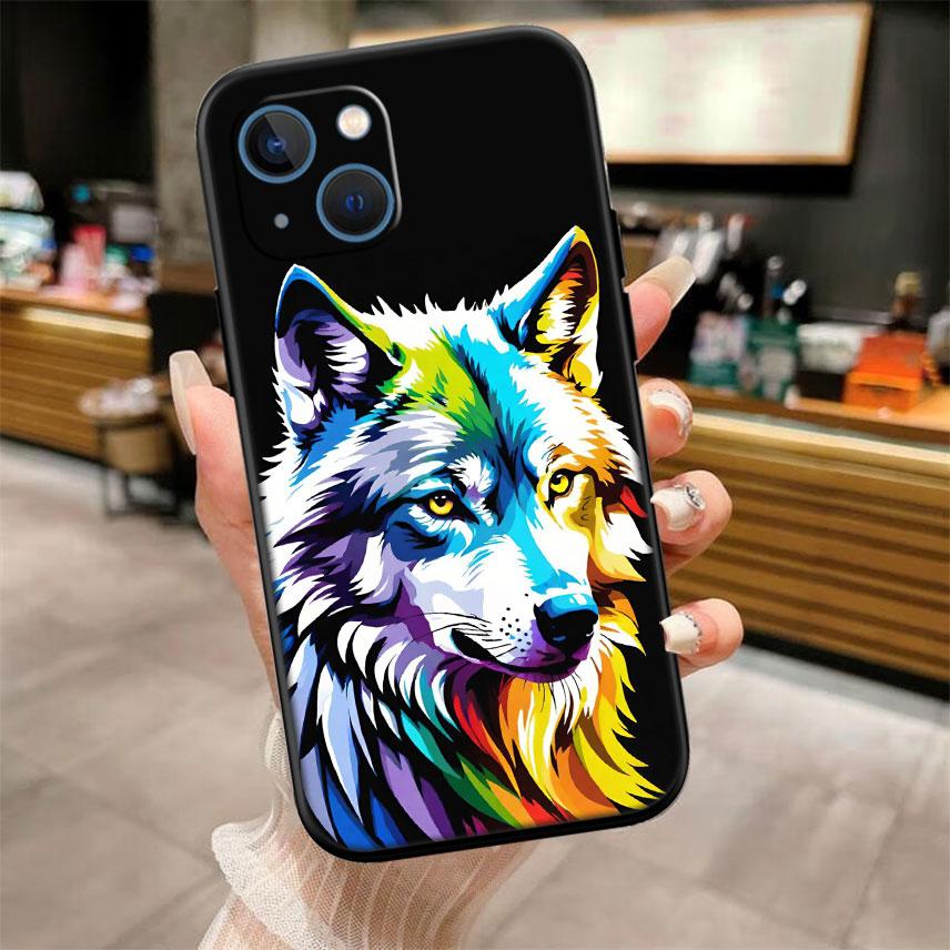 Animal Wolf Shell Phone Case for Samsung Galaxy S20 S21 S22 Ultra FE Plus A21S A22 A24 A25 A26 A30 A30S A31