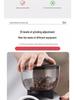 Adjustable Scale Electric Coffee Grinder with Steel Core for Italian Style and Hand Drip Brewing