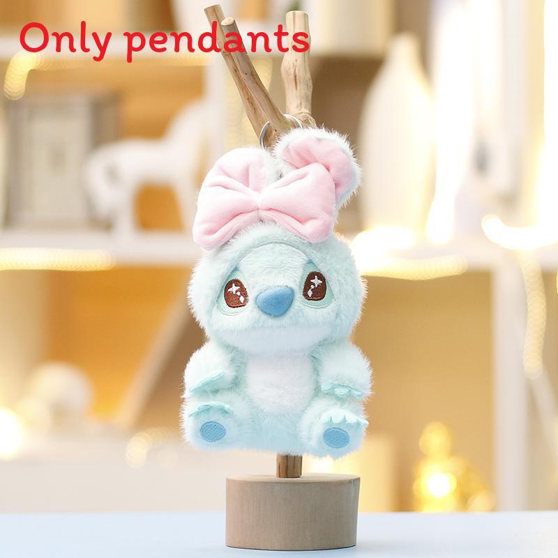 Pendant Plush Soft With Bow Decoration And Embroidery Design Gift For