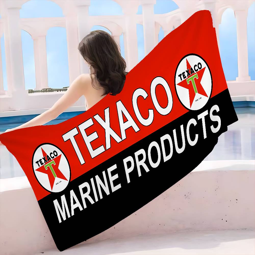 T-TexacoS Cushion Microfiber Printed Beach Towel Mountain Climbing Yoga Beach Swimming Running Absorbent Soft Towel