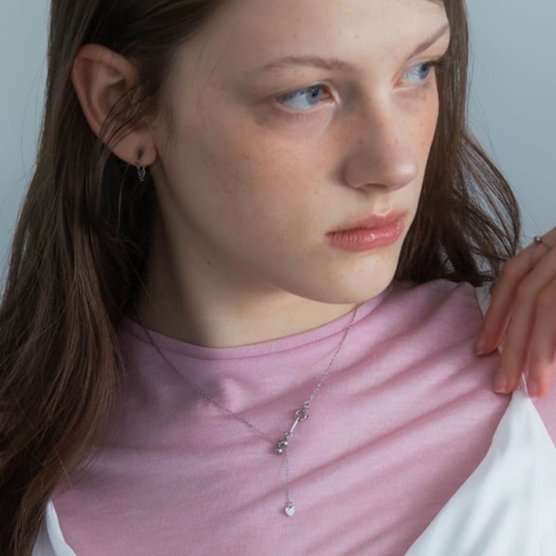 pearlymore daily slide ball necklace_PM25N026SS