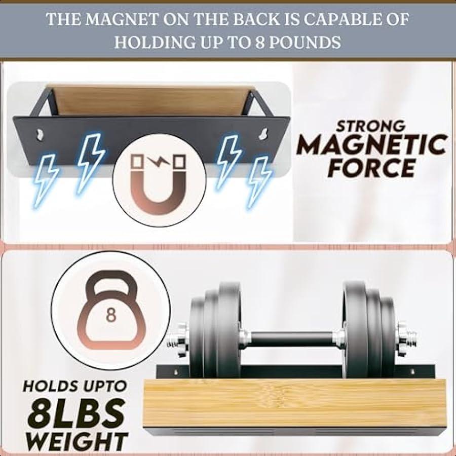 Magnetic Spice Rack for Refrigerator Magnetic Shelf for Fridge Magnetic Shelf Magnetic Spice Rack Magnetic Spice Jars Magnetic