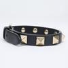 Valentino Garavani Rock Studs Leather Bracelet Black / goldUsed