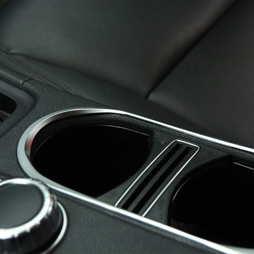 METYOUCAR ABS Chrome Cup Holder Cover Trim for Mercedes Benz CLA 14-17 GLA 14-17 A Class W176 A180 13-17