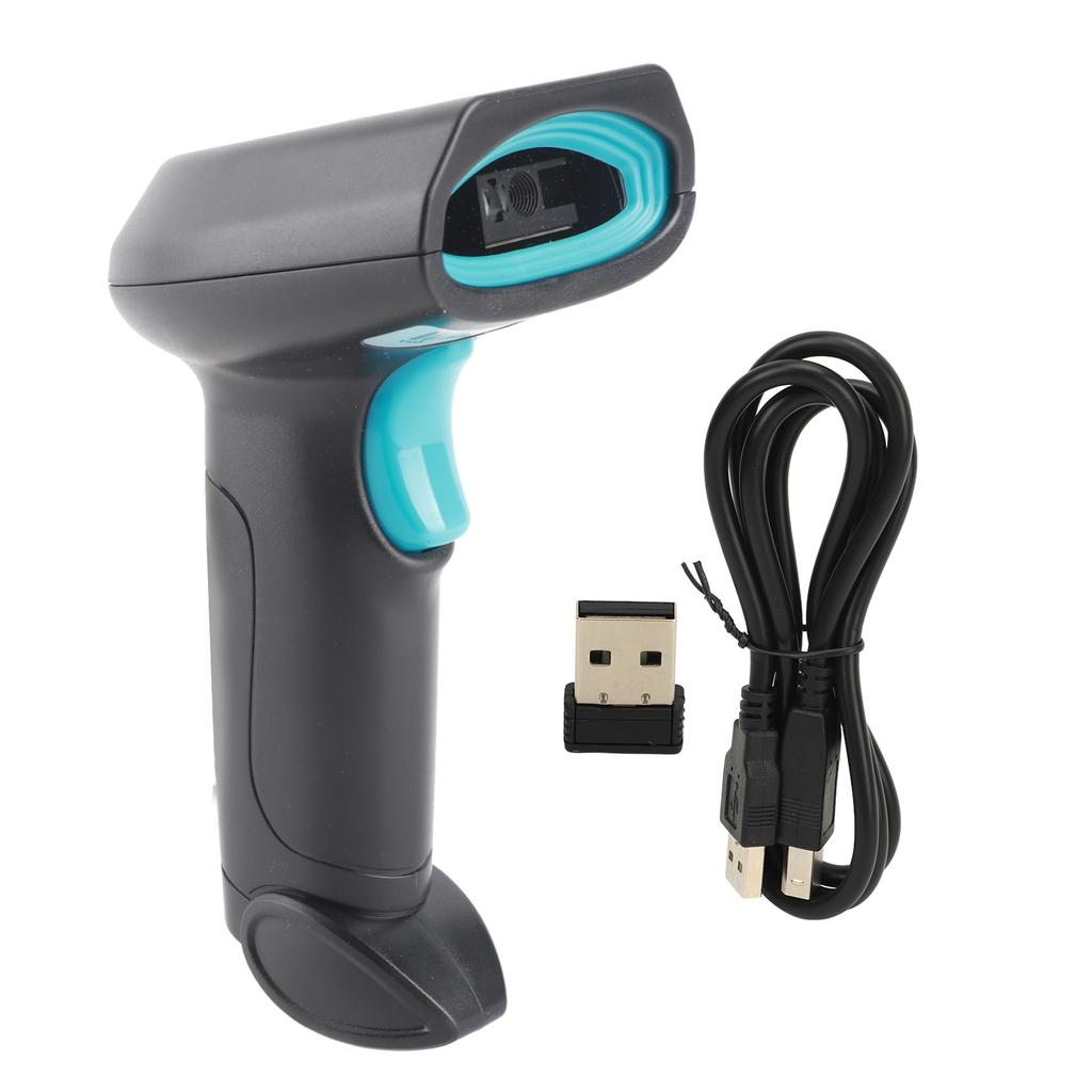 Wireless Barcode Scanner 2.4G Bluetooth IP54 1D 2D Bar Code Reader with Voice Announcement LED Indicator