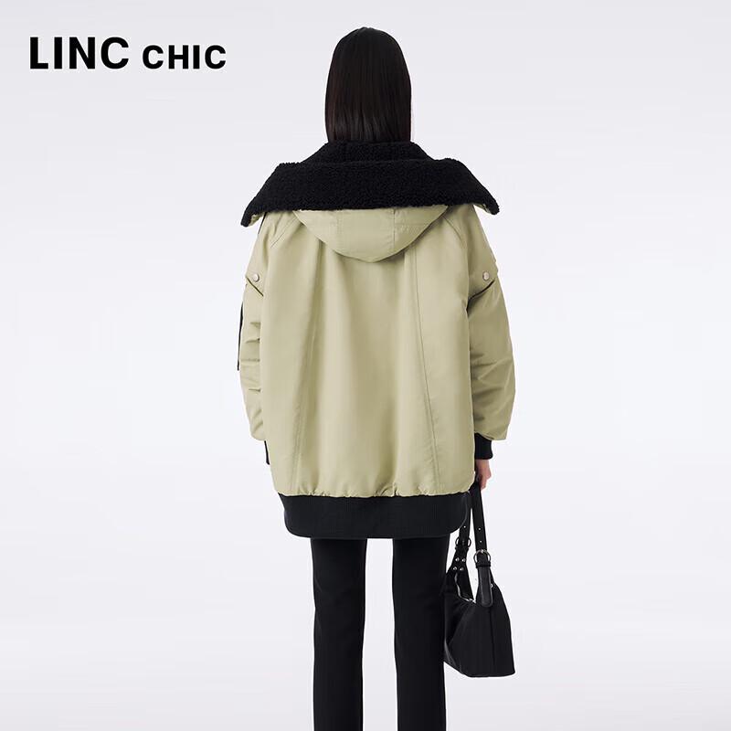 Jinyujie Women's Urban Hooded Mid-Length Down Jacket