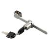 Zinc Alloy Glass Sliding Door Lock With Key Sliding Showcase Glass Lock Proof Safety Cabinet Glass Doors Lock For 2-6mm Glass