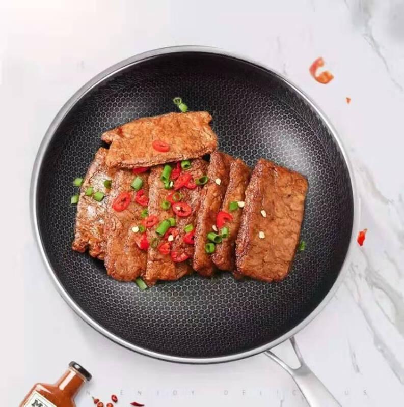 Yoshida Sho 32cm 3-Layer Steel Non-Stick Wok