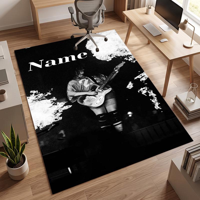 Billie Eilish (19) Personalized Name Office Carpet Stylish Decor for Living Room Bedroom Kitchen