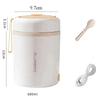 600ML USB Electric Heating Lunch Box Portable Picnic Milk Drink Food Heater Stainless Steel Food Warmer Container 5V 12V 24V New