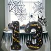 40 Inch Black Foil Balloon Number 30,Crown 30th Birthday Party Decorative Balloons,Number Large Numbers Balloon 30,Girls Boys 30th Birthday