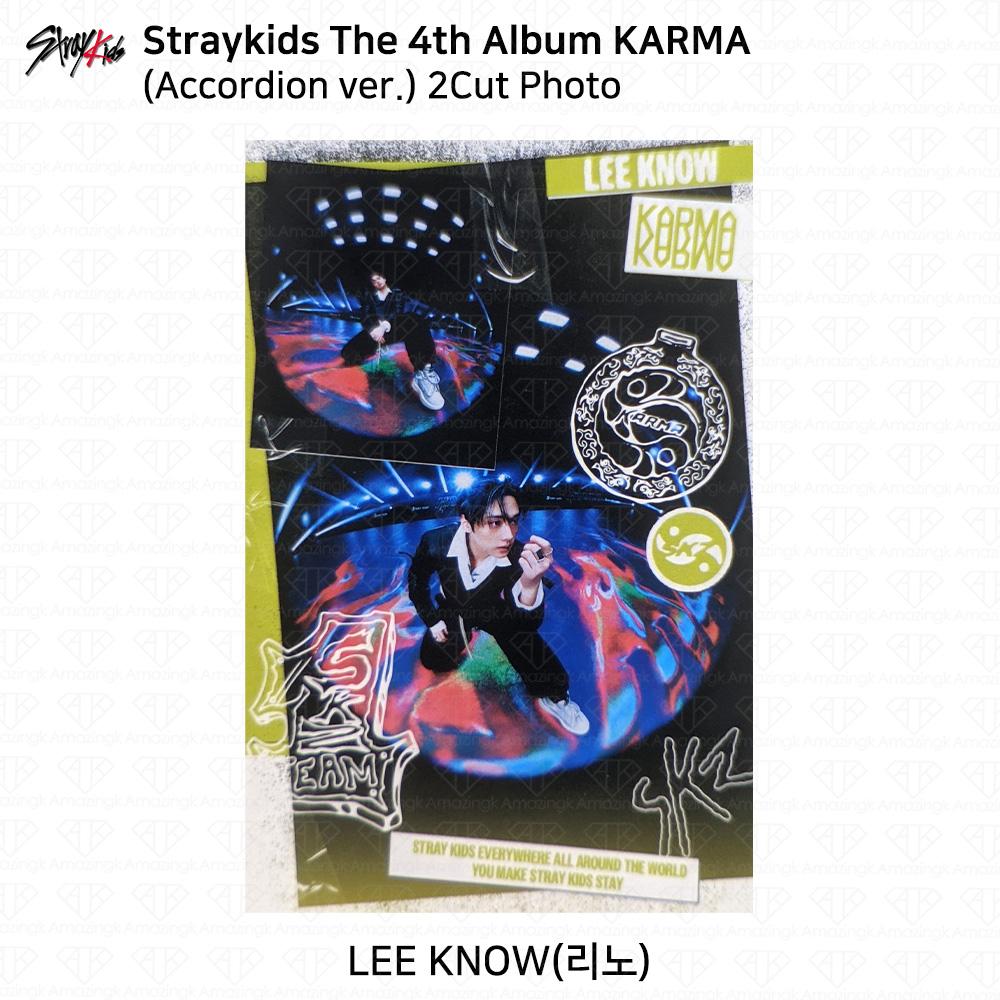 Stray Kids 4. Album Karma wersja Akordeon Oficjalna Fotokarta
