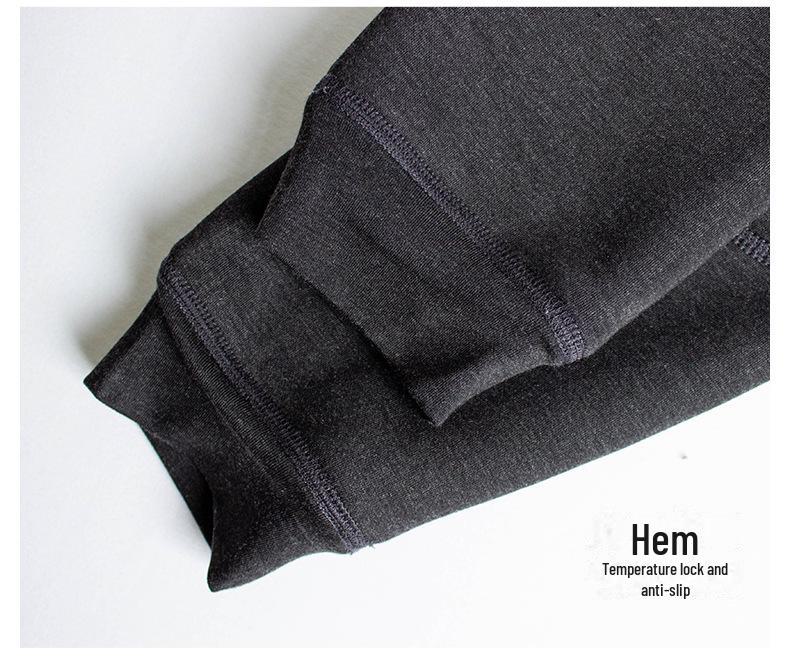 Πολύ Παχύ Βαμβακερό Παντελόνι Polar Fleece για Άνδρες Μέσης Ηλικίας και Ηλικιωμένους, 900g, 127+ kg, Μεγάλο Μέγεθος, Ζεστό Χειμερινό Ρούχο