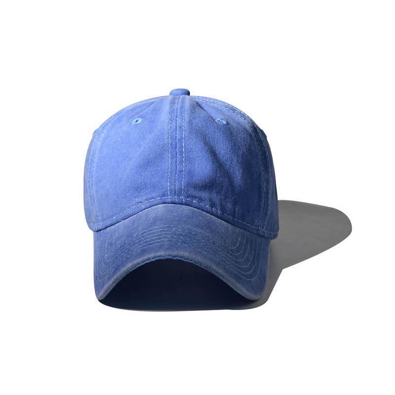 Casquette de baseball adulte légère délavée commerce extérieur marée européenne et américaine casquette à visière courbée printemps et été sports de plein air chapeau de soleil