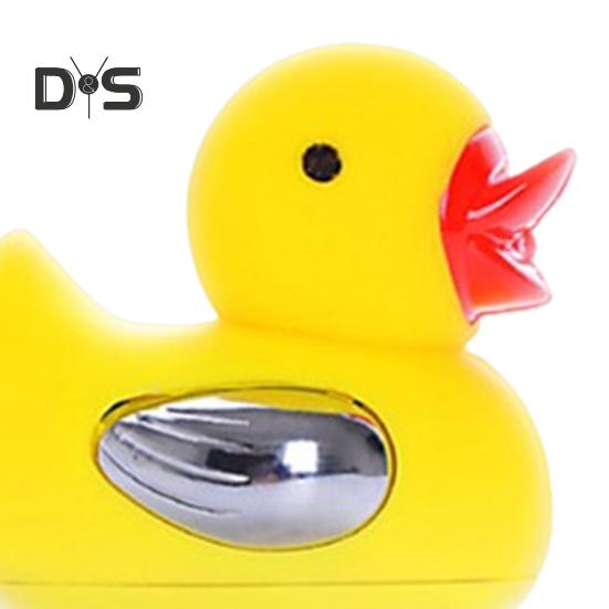 Shocking Duck Keychain LED Light Key Ring for Pranks Funny Gadget Novelty Electric Key Chain Portable Joke Toy Great Gift for Friends Coworkers