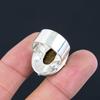 925 Sterling Silver Natural Plume Agate Statement Daughter Ring Jewelry US 7.5